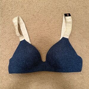 VS Victoria's Secret Denim Blue Bra